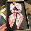 Sheer Trend - Fashion Print Square Scarf