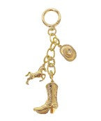 Gold Bag Charm & Keychain