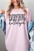 COLORBEAR - Everything Hallelujah Graphic Heavy Cotton Tee