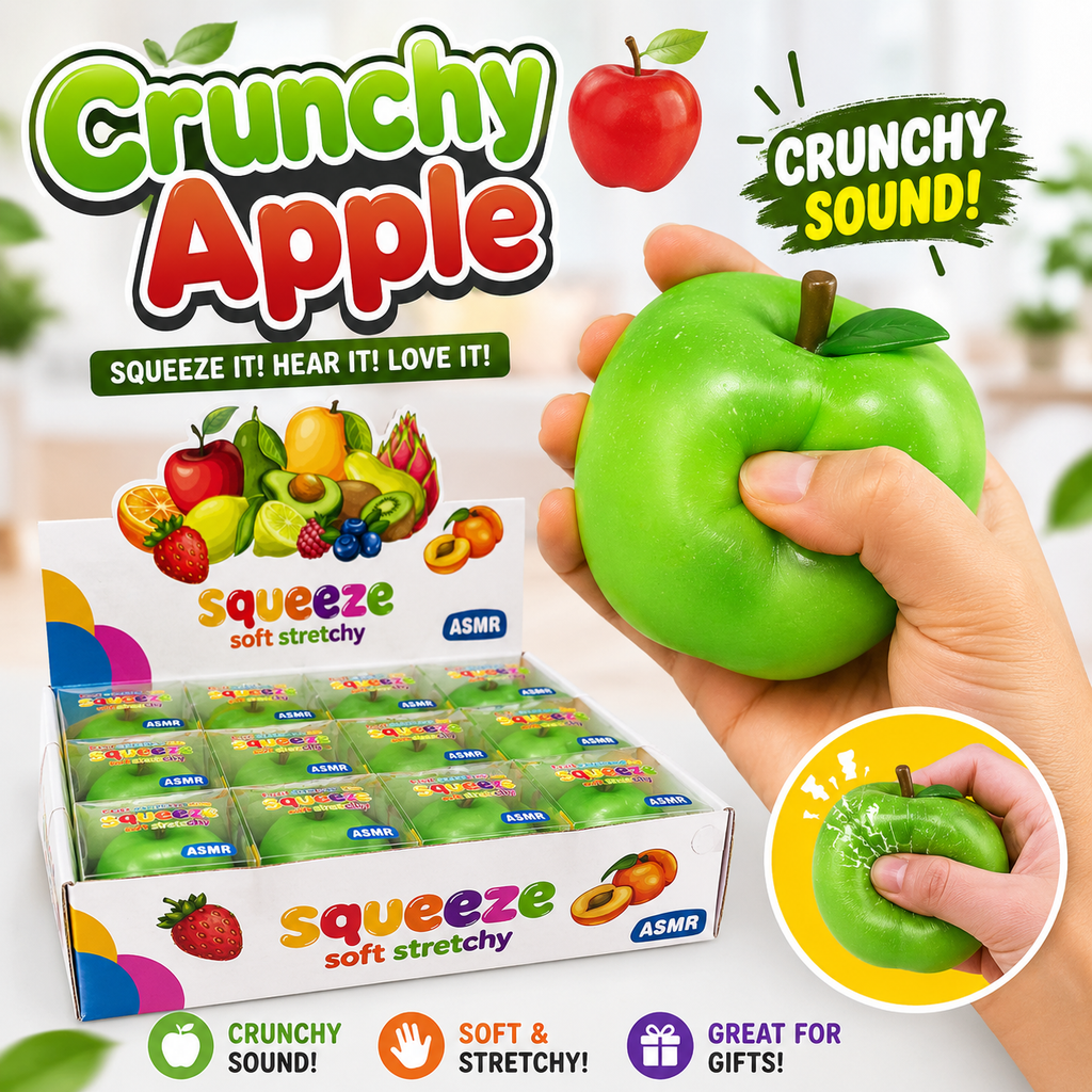 Green Crunchy Apple ASMR Squishy