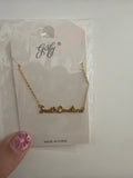 South Carolina Script Necklace
