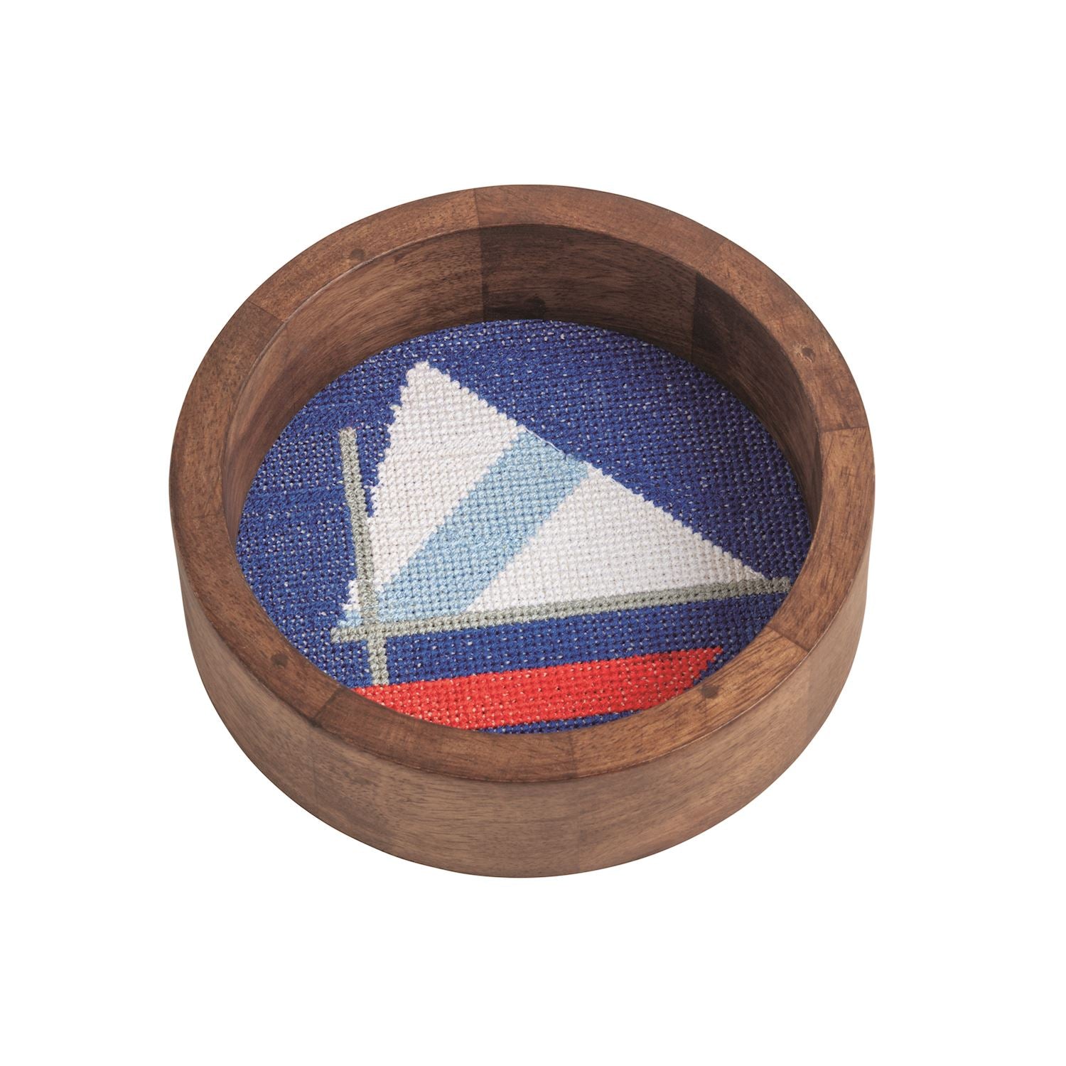 Wine Needlepoint Coaster