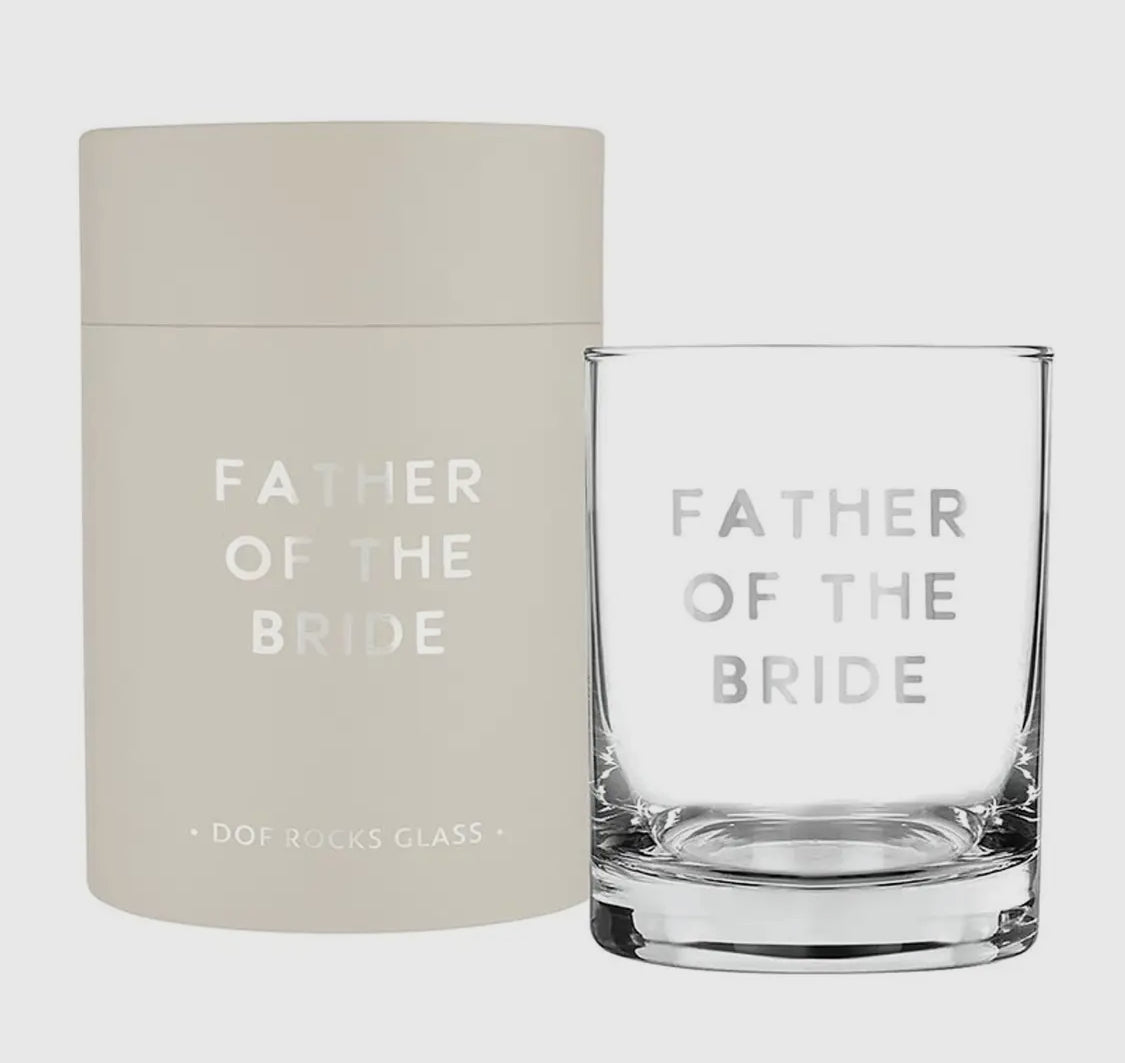 Mother and Father Wedding Glassware