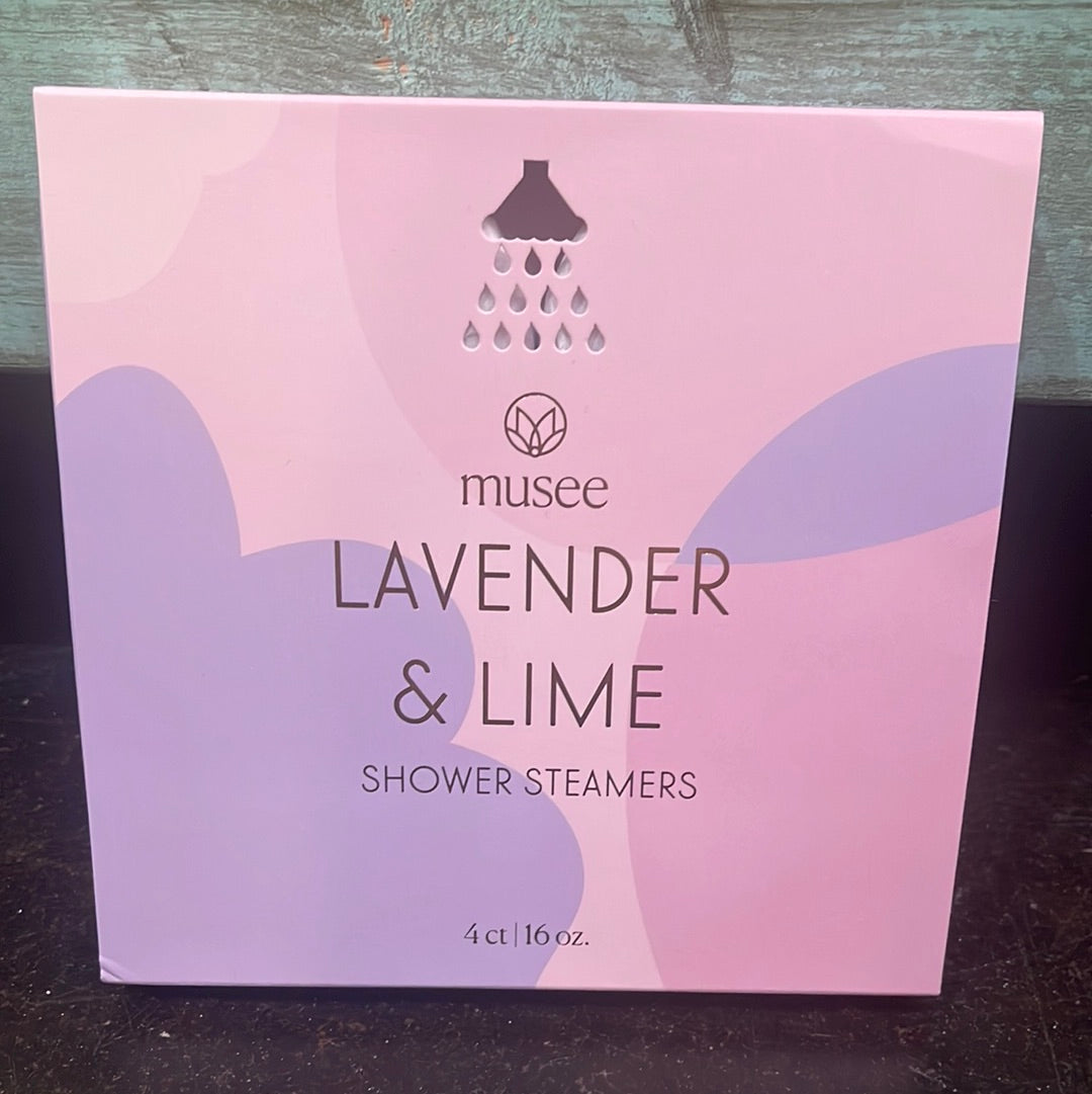 Lavender & lime 16 oz. shower streamer.