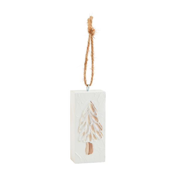 White Christmas Ornament