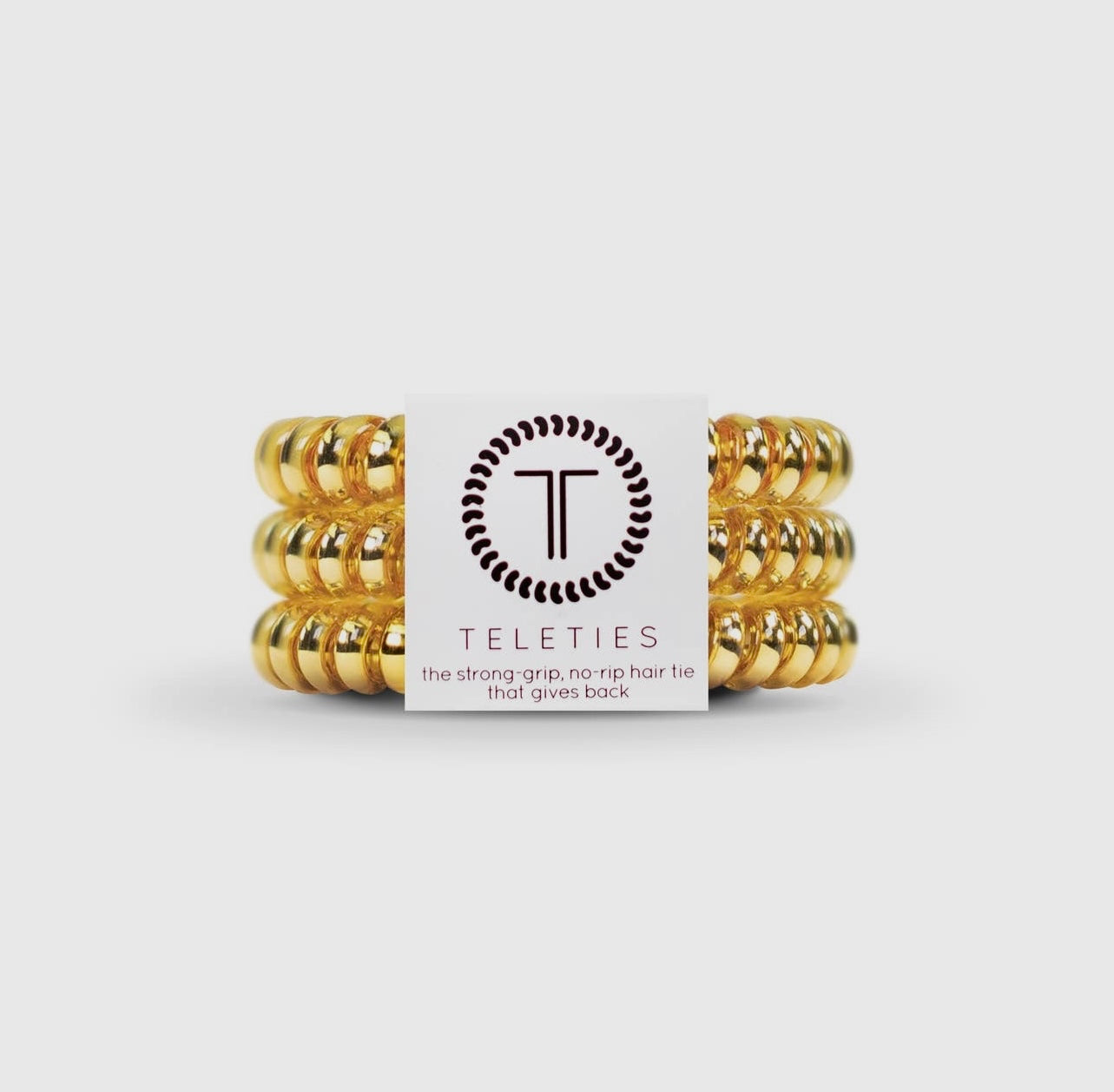 Sunset gold teletie hair ties.