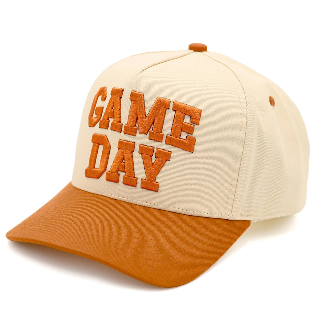 GAME DAY Embroidered Cotton Baseball Cap