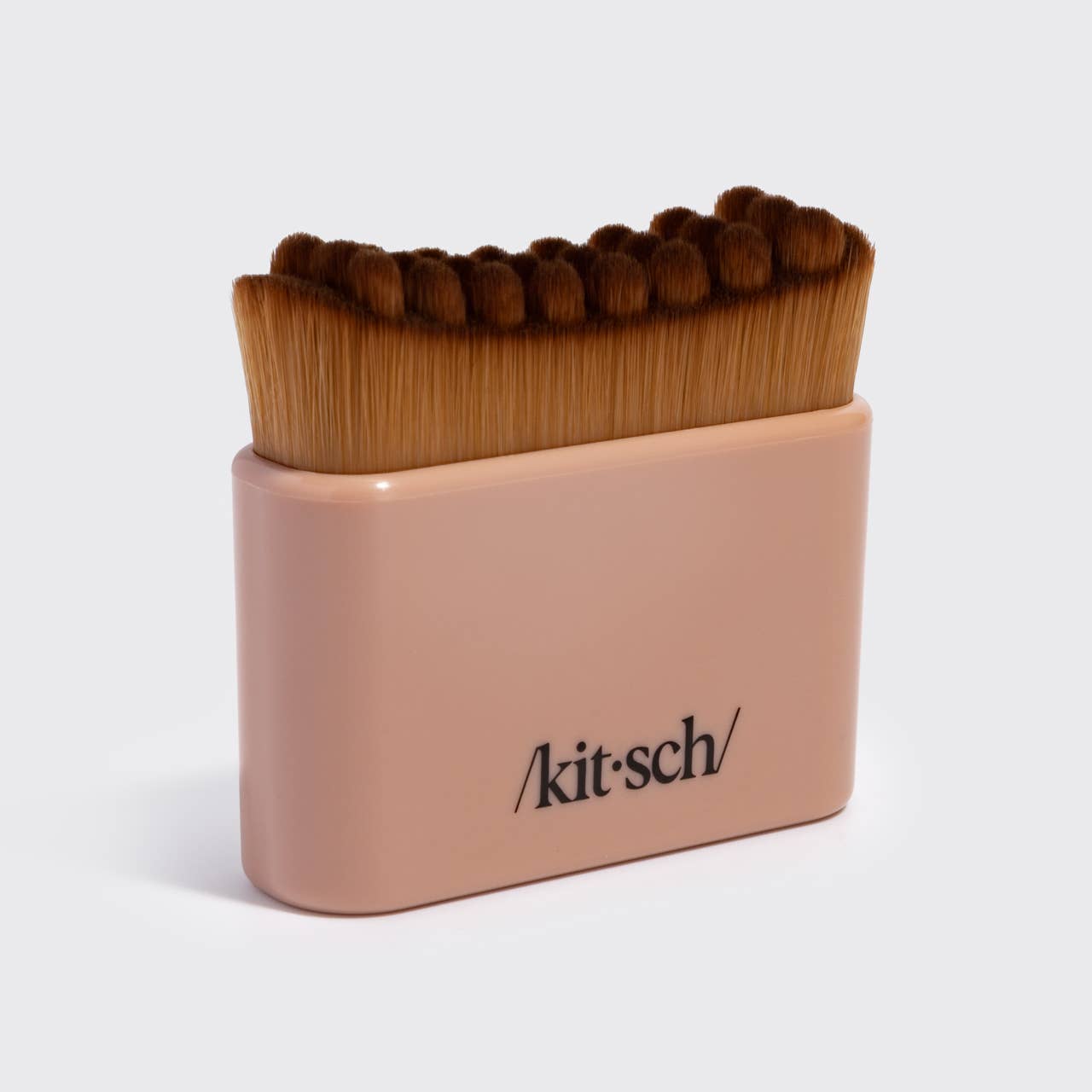 KITSCH - Lymphatic Contour Face Brush - Terracotta