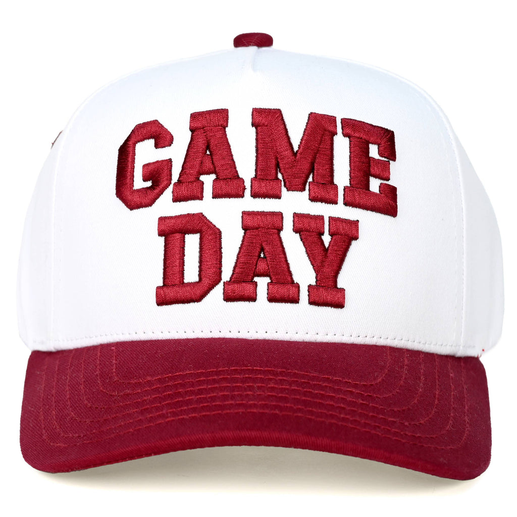 GAME DAY Embroidered Cotton Baseball Cap
