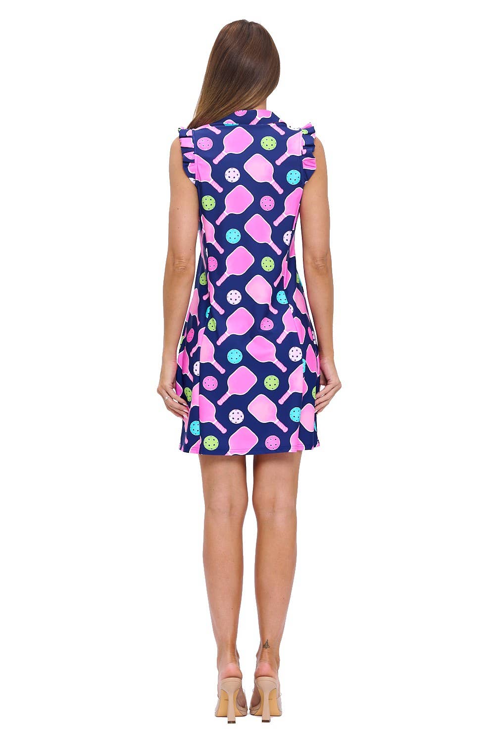 ARYEH - Paula Pickleball Pop Sleeveless Dress