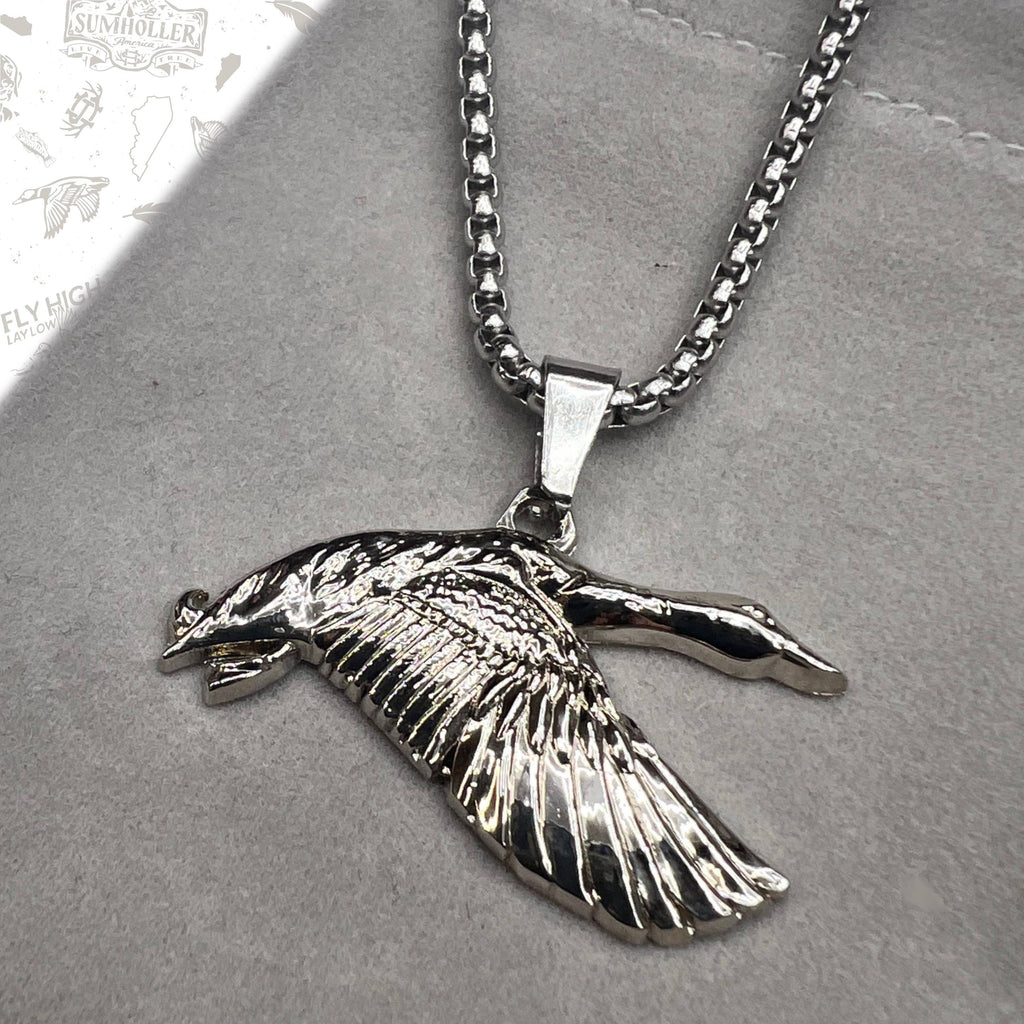 Ridge&Holler - Mallard- Stainless Steel Necklace and Pendant