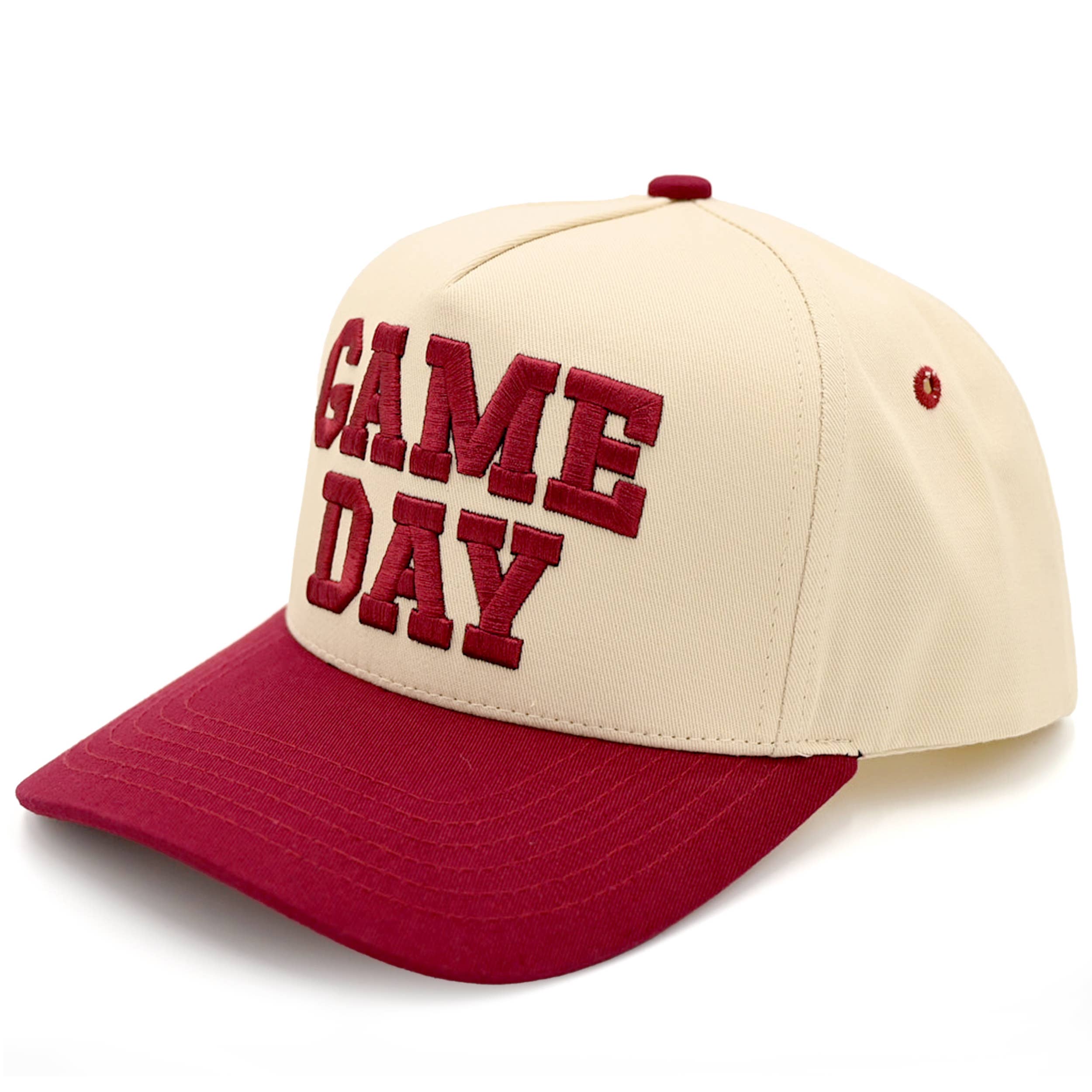 GAME DAY Embroidered Cotton Baseball Cap