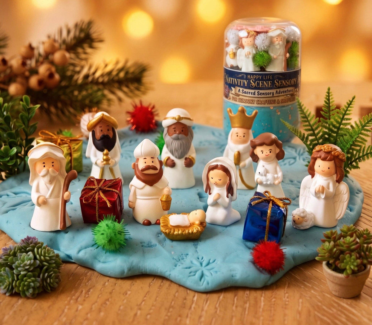 Happy Life Magic - "Nativity Scene" DOUBLE Jar