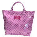 Girlie Girl Originals - LM-BG-1003 TOTE BAG LIGHT PINK/HOT PINK DOT