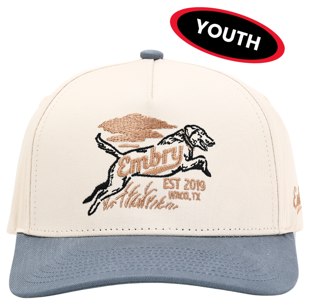 Embry Outdoors - Youth Cream/Blue - Retriever