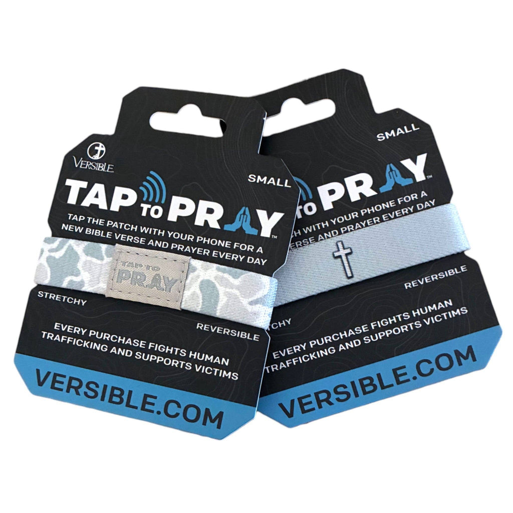 Versible - Tap To Pray® Wristband – River Rock Camo - Aspen