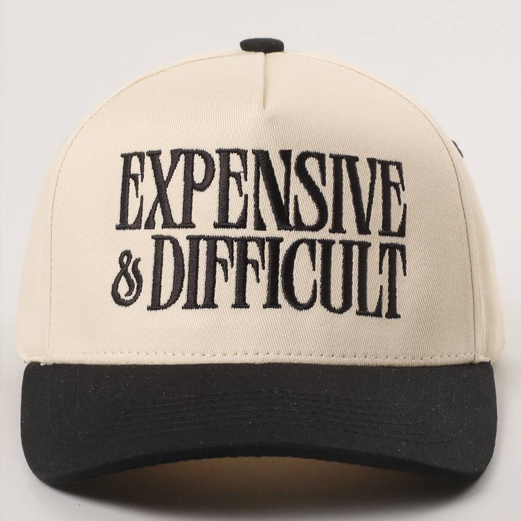 Fashion City - EXPENSIVE and DIFFICULT Embroidered Trucker Hat