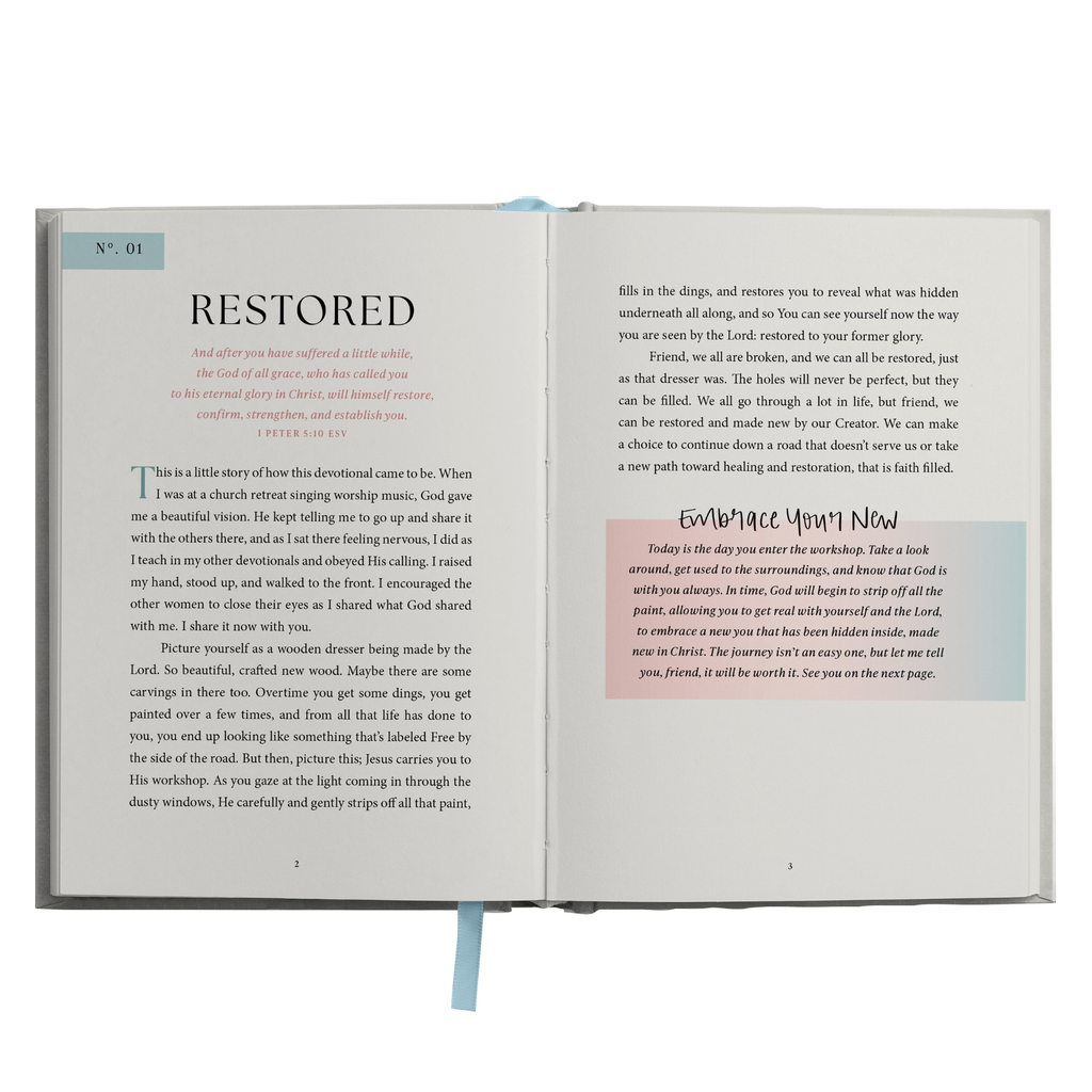 Sweet Water Decor - Embrace Your New Devotional - Christian Gifts