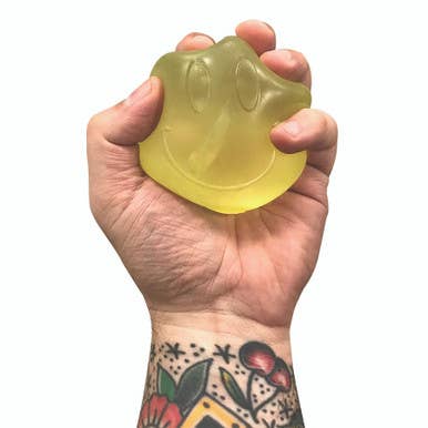 Top Trenz Inc - Super Duper Sugar Squisher Toy - Happy Face