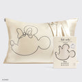 KITSCH - Kitsch & Mickey and Minnie Satin Pillowcase  Mrs.Mouse-Cream