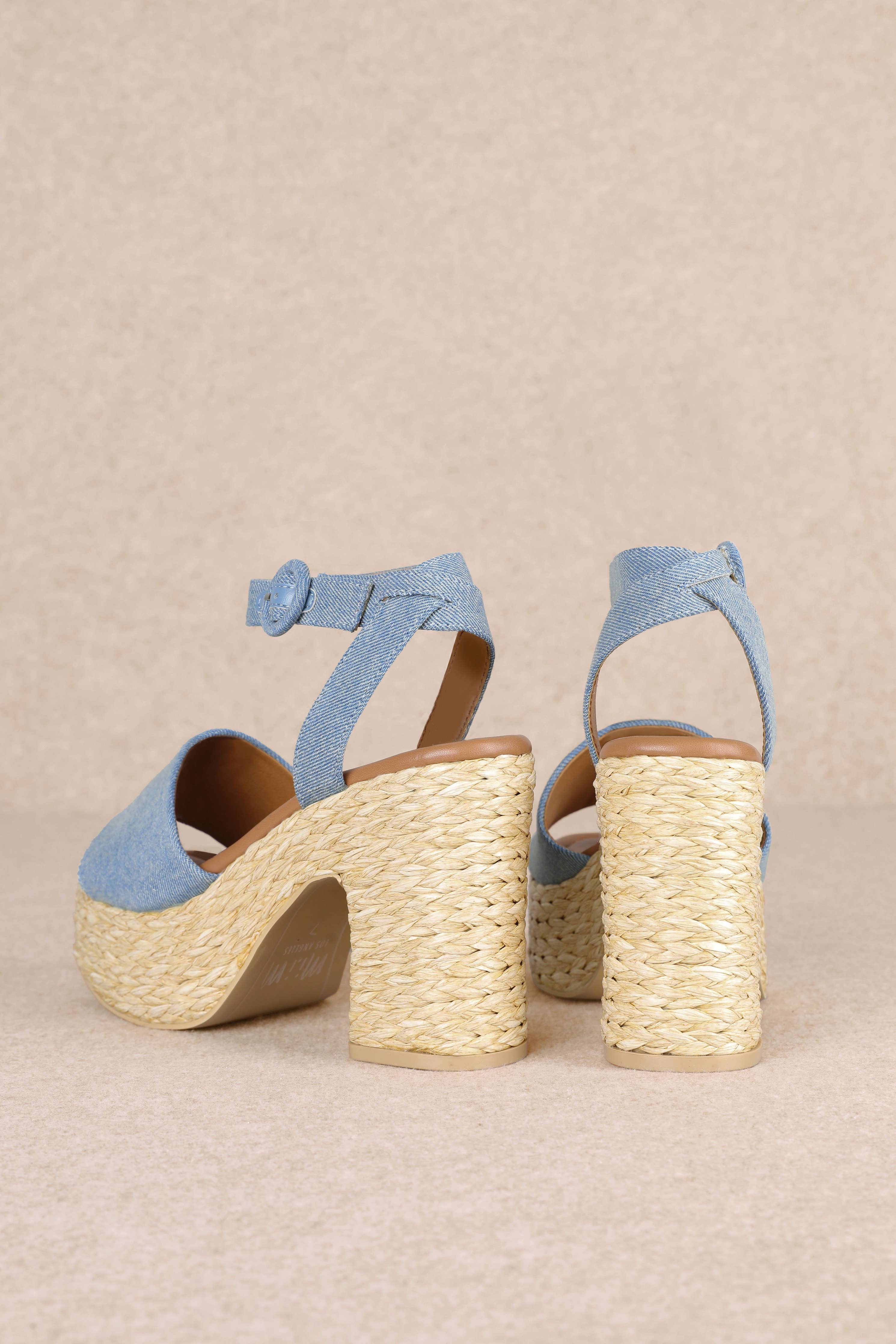 EVERLY Denim Heel
