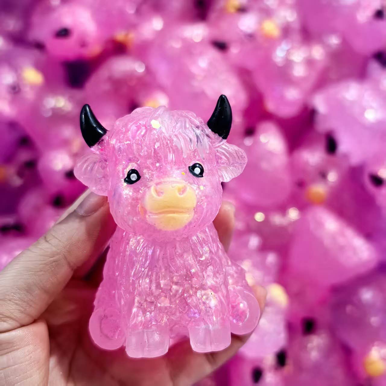 Sparkling Extras - Highland Cow Squishy Squeeze Toy Fidget Toy