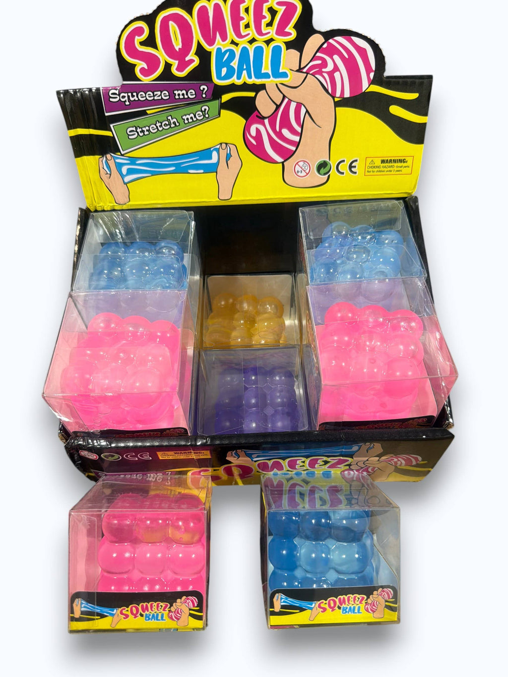 Squeez Ball Bubble Cube