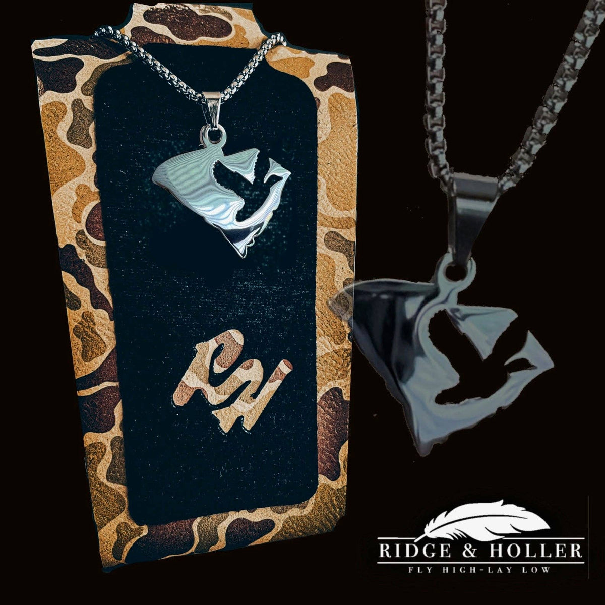 Ridge&Holler - South Carolina- Stainless Steel Necklace and Pendant States Series