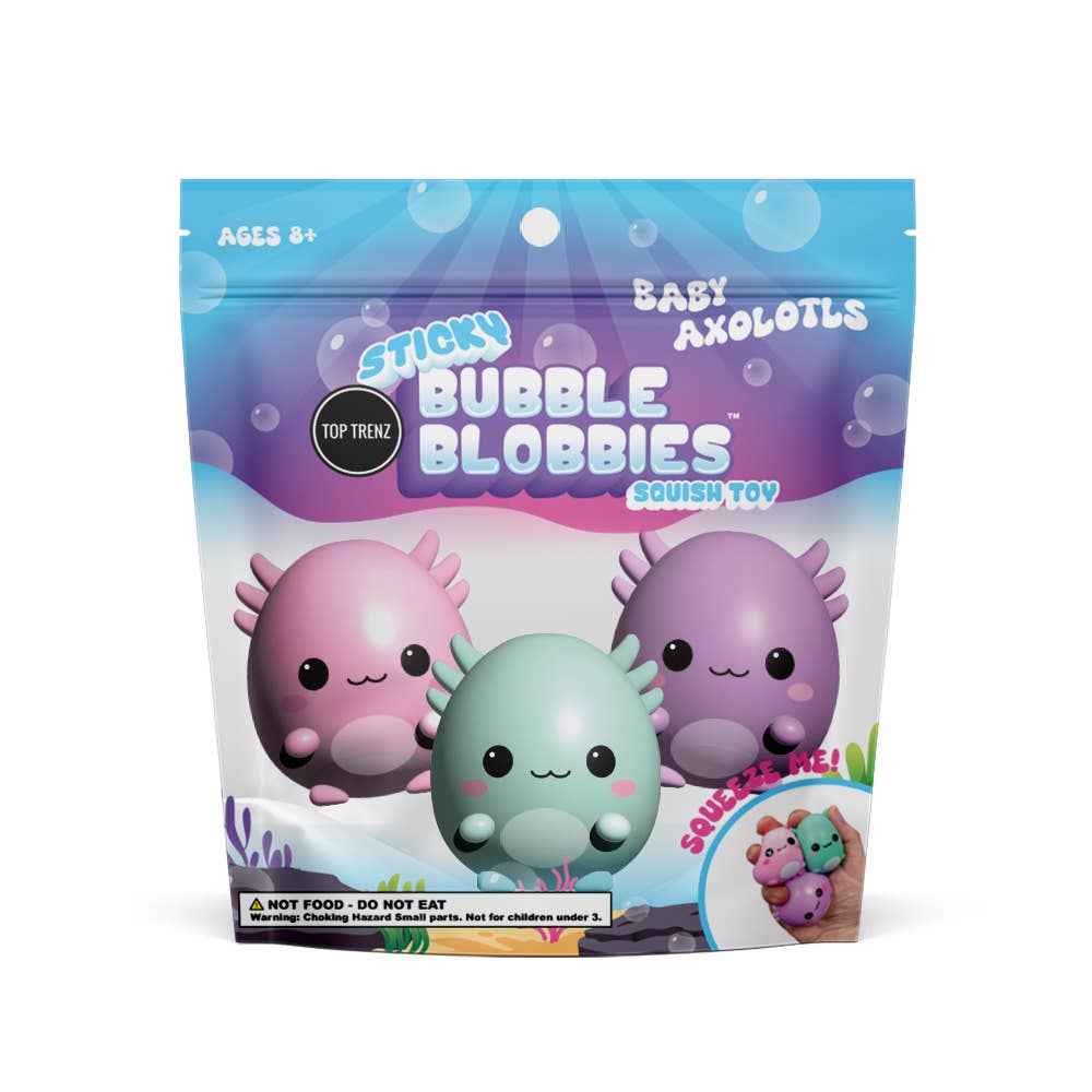 Top Trenz Inc - Sticky Bubble Blobbies - Baby Axolotls