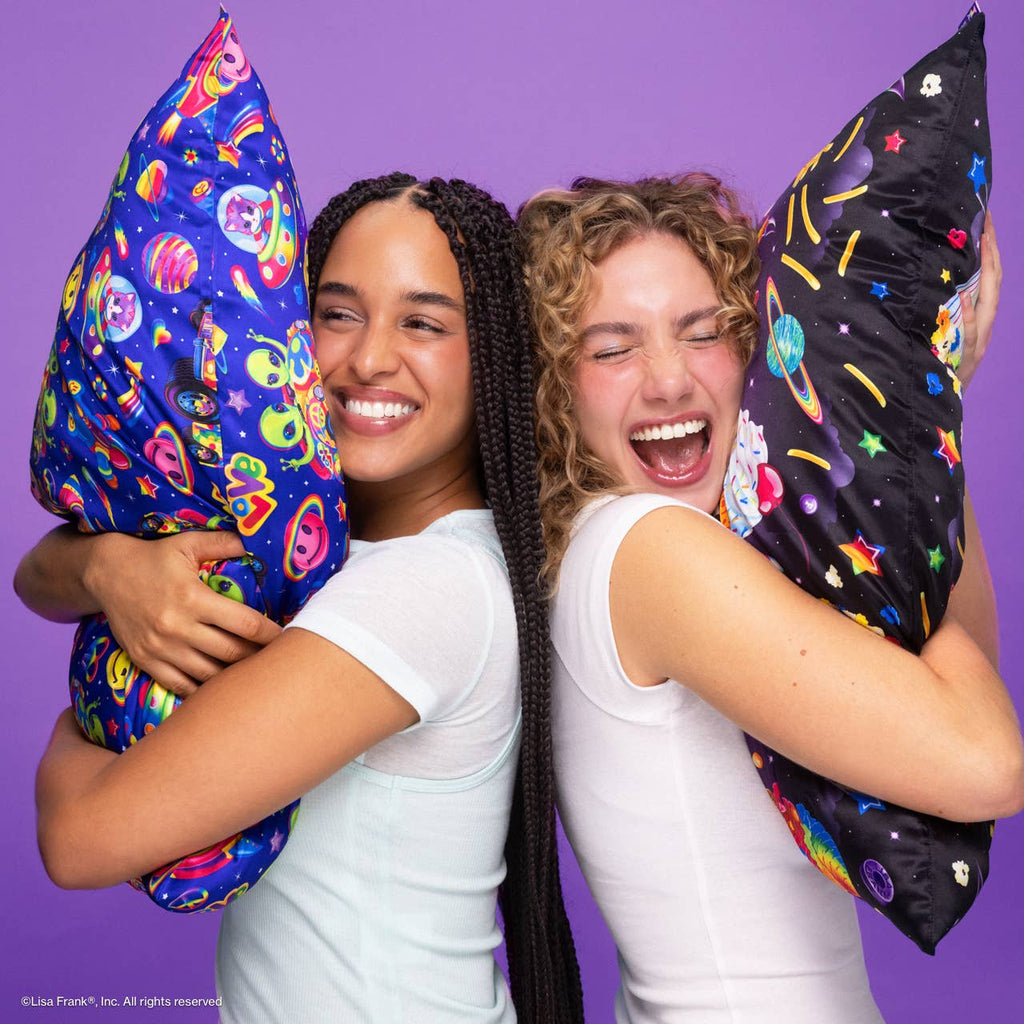 KITSCH - Lisa Frank x Kitsch Standard Satin Pillowcase - Saturn Sundae™
