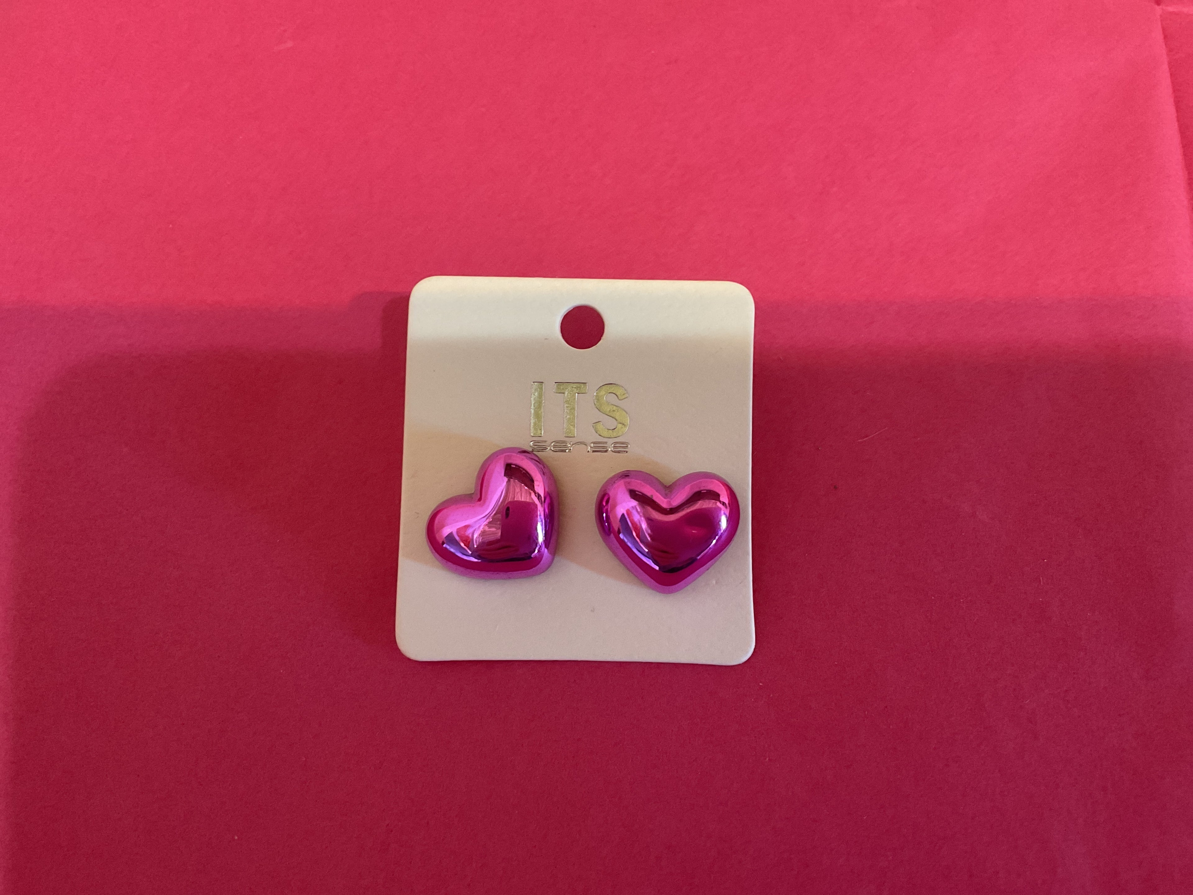 Tatum Heart Stud Earrings