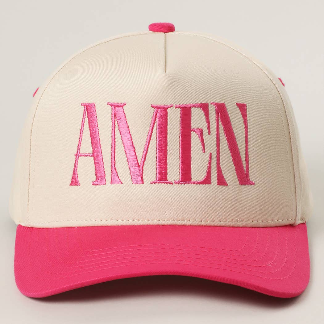 Fashion City - AMEN Embroidery Two-Tone Trucker Hat