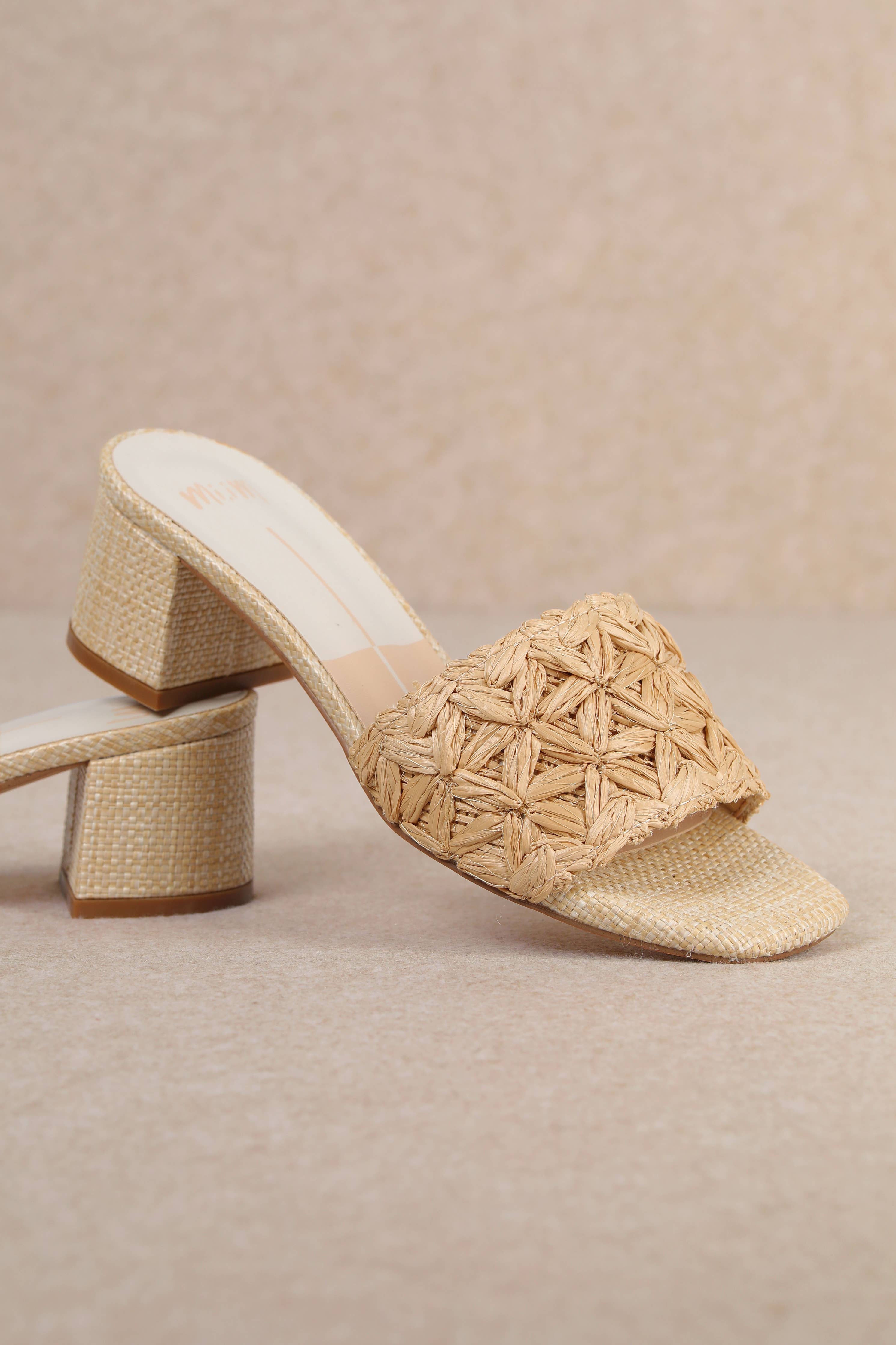CHIARA Raffia Heel