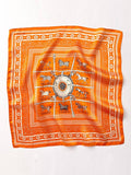 Sheer Trend - Square Animal Printed Scarf