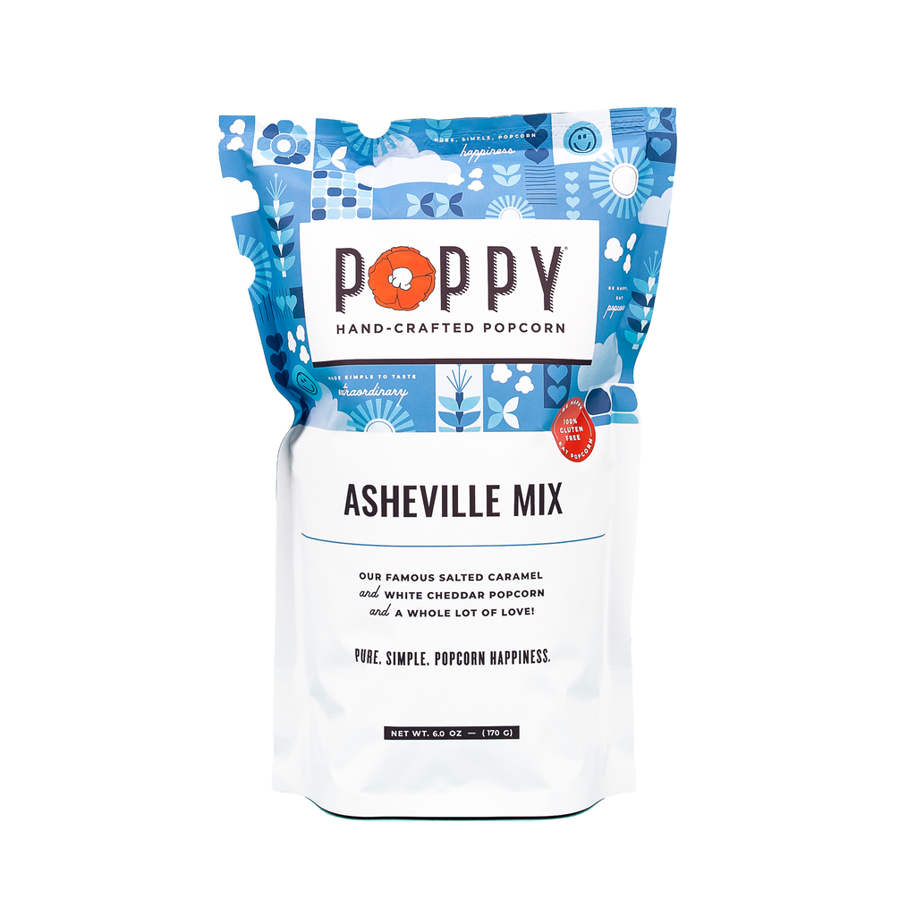 Poppy Hand-Crafted Popcorn - Asheville Mix Popcorn