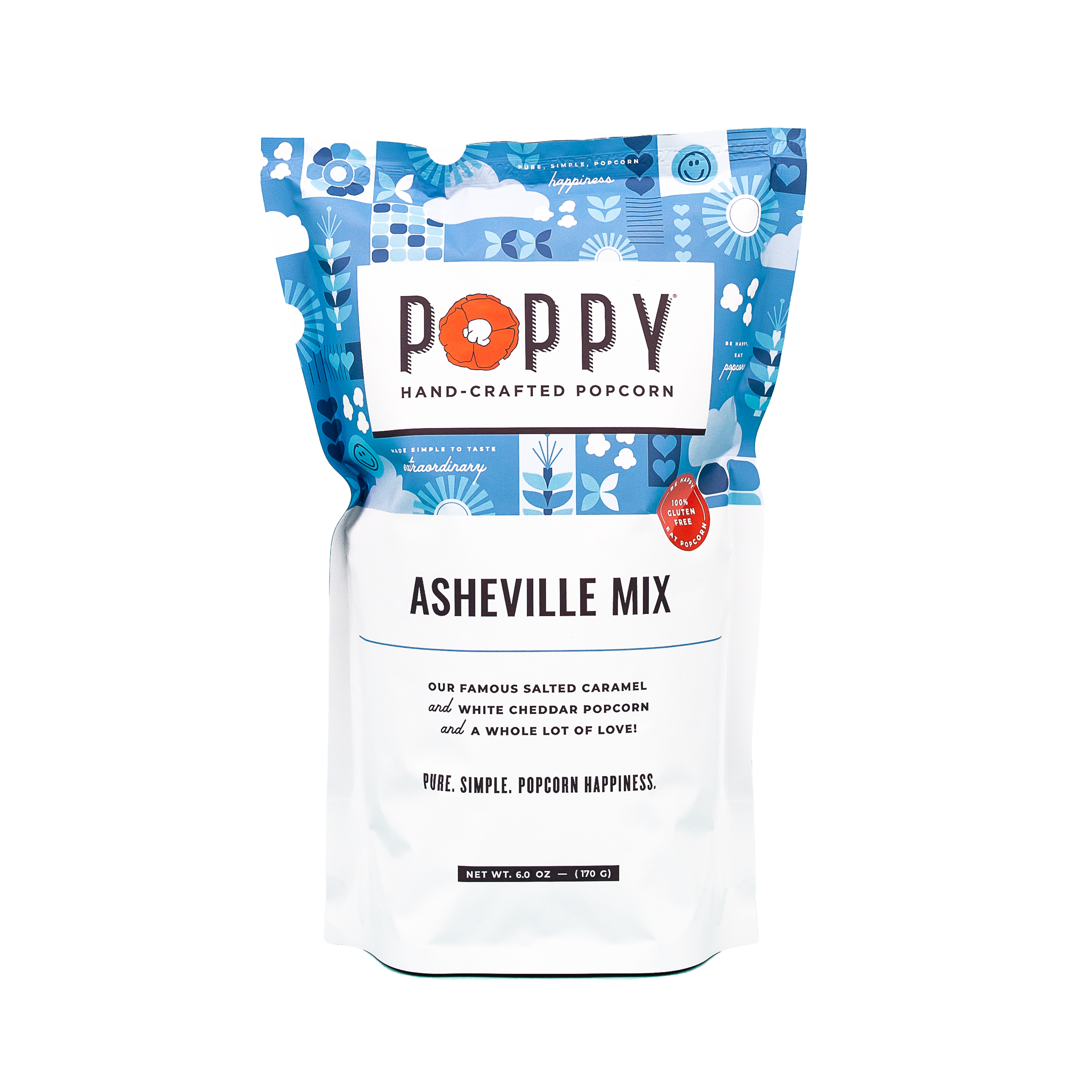Poppy Hand-Crafted Popcorn - Asheville Mix Popcorn