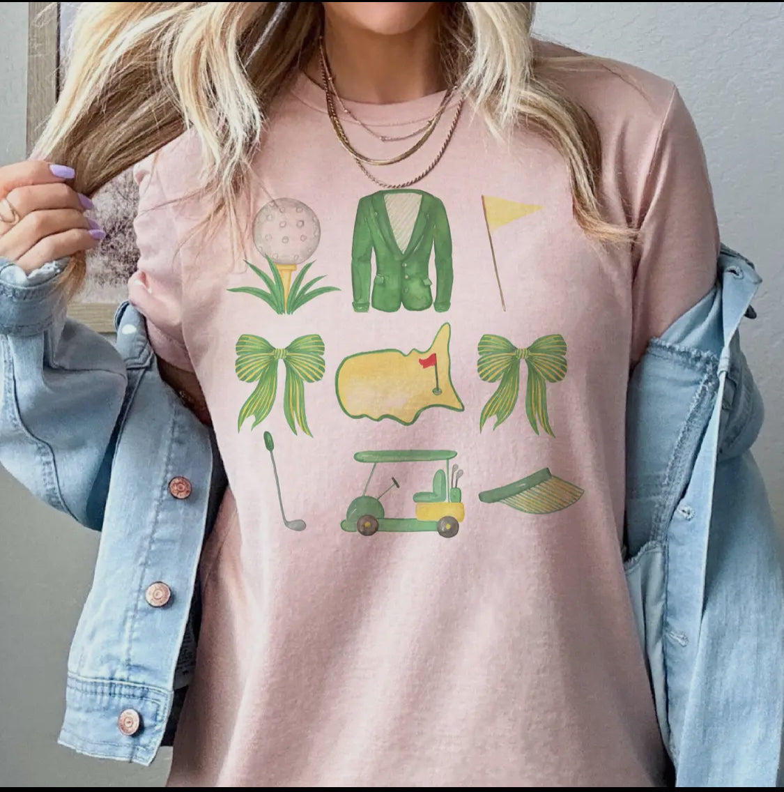 Golf Collage Graphic Tee