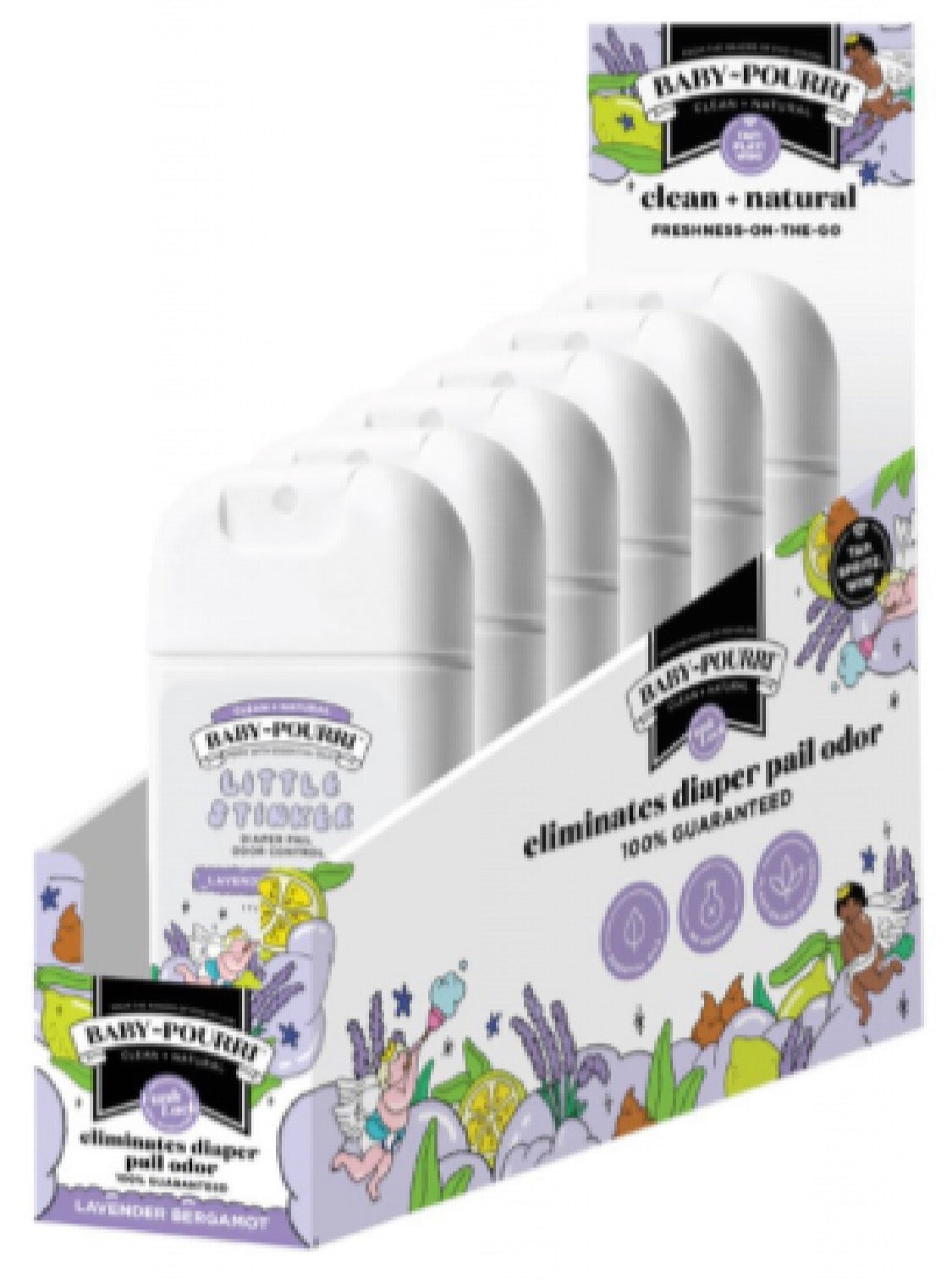 Baby~Pourri Little Stinker Diaper Pail Pocket Spray, Trayed