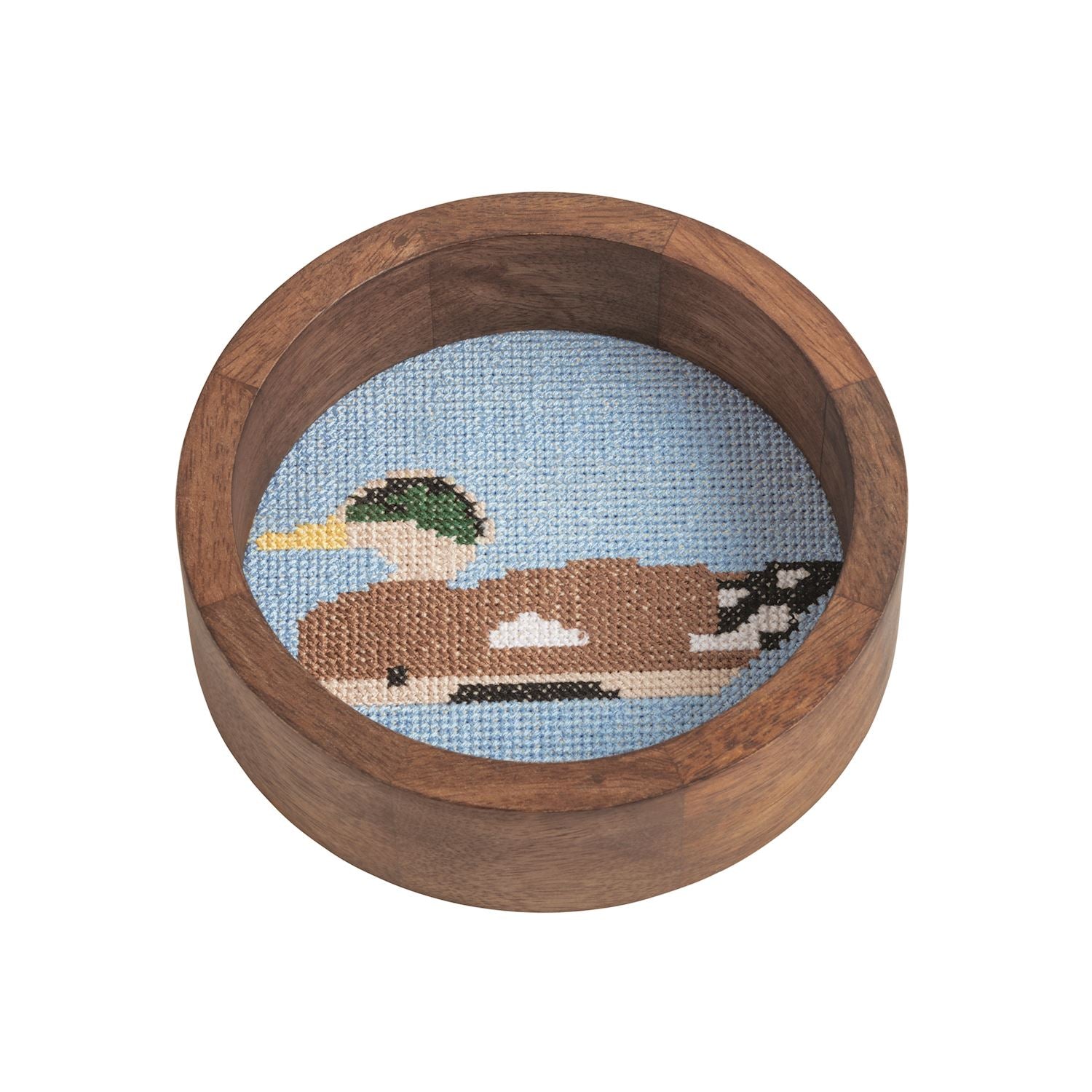 Wine Needlepoint Coaster