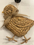 Basket Weave Hanging Chick