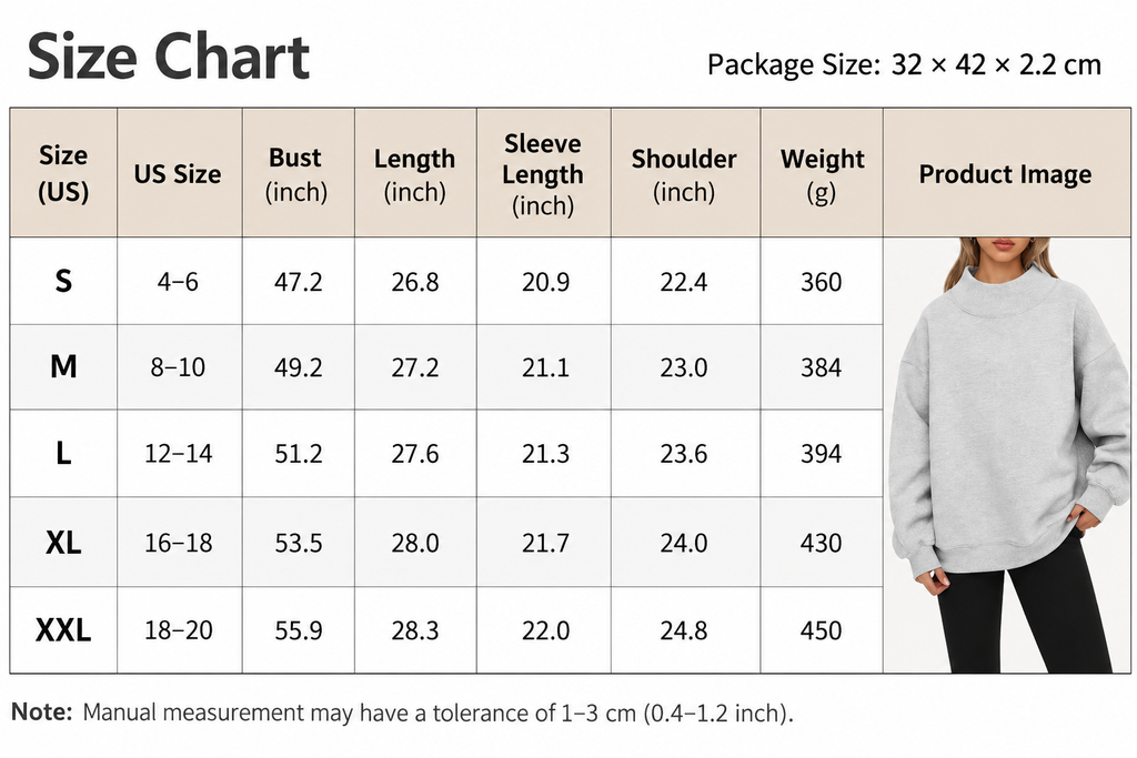 Suhkasana - Women's Oversized Mock Neck Fleece Pullover Sweatshirt