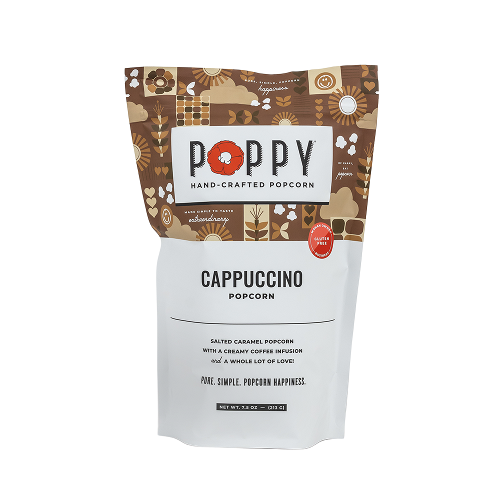 Poppy Hand-Crafted Popcorn - Cappuccino Popcorn