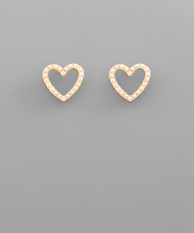 Heart Stud Earrings