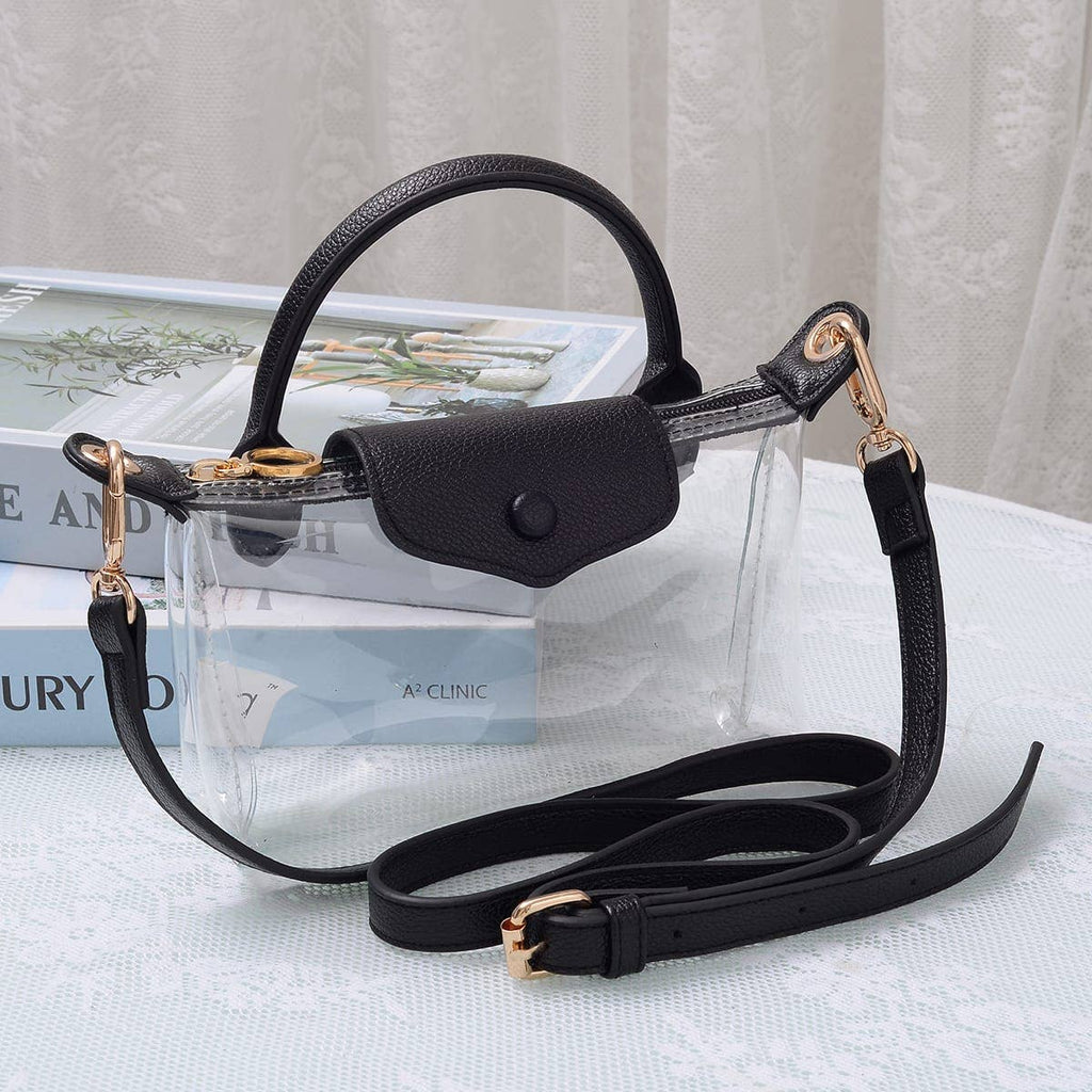 MiMi Wholesale - CB781 Gladys Clear Gameday Mini Crossbody Bag