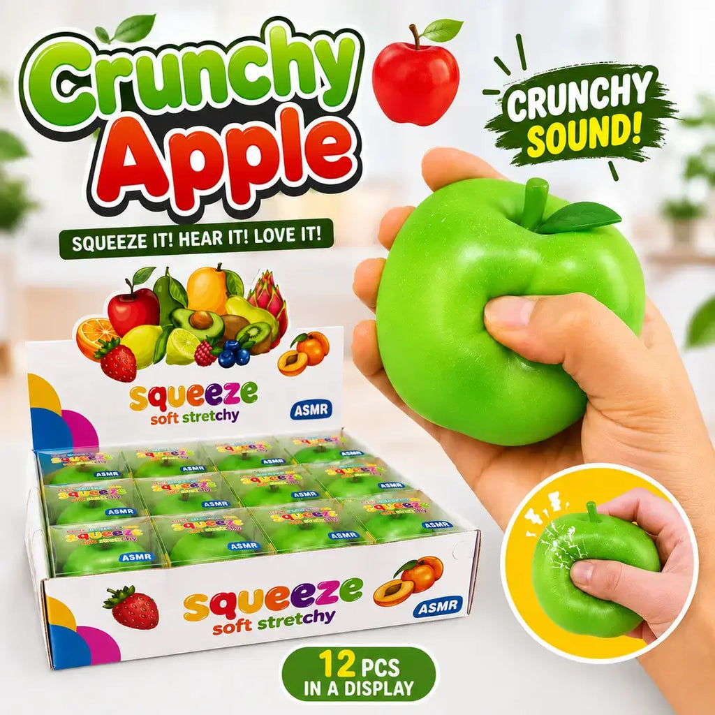 Green Crunchy Apple ASMR Squishy