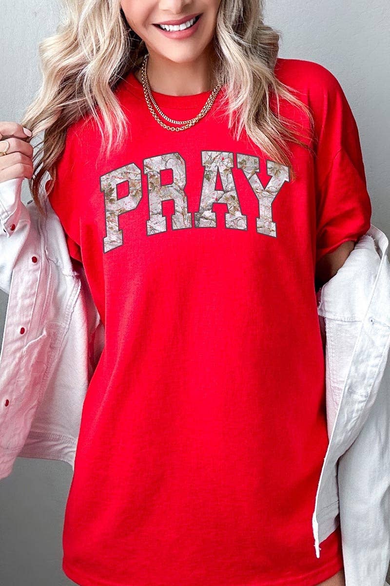 COLORBEAR - Pray Graphic Heavy Cotton Tee