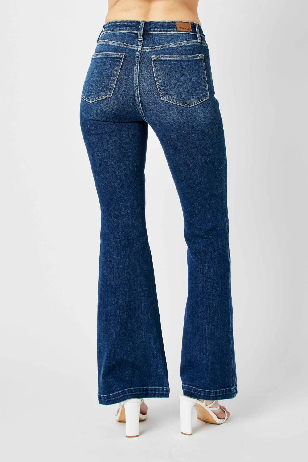 HW Angled Side Seam Detail Flare