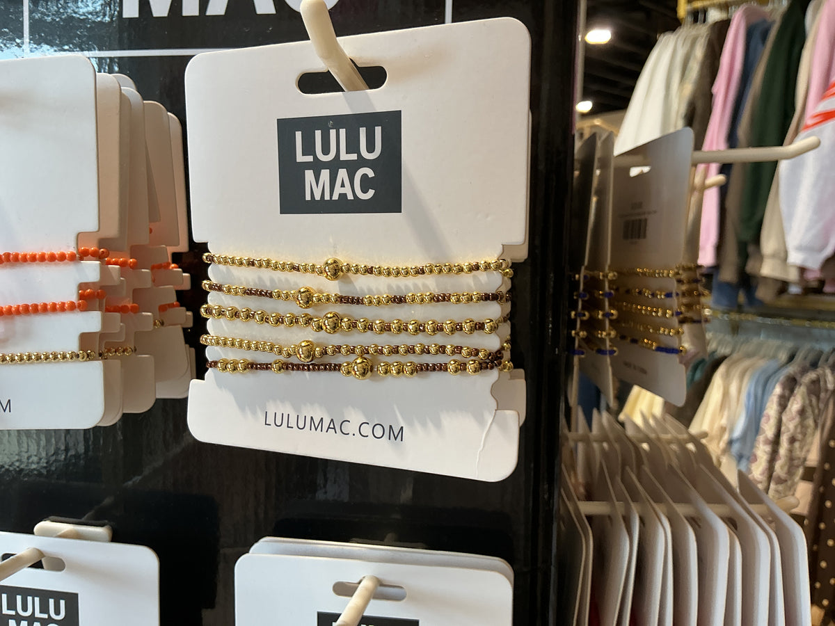 Lulu Mac Multi Color Bracelets Gold