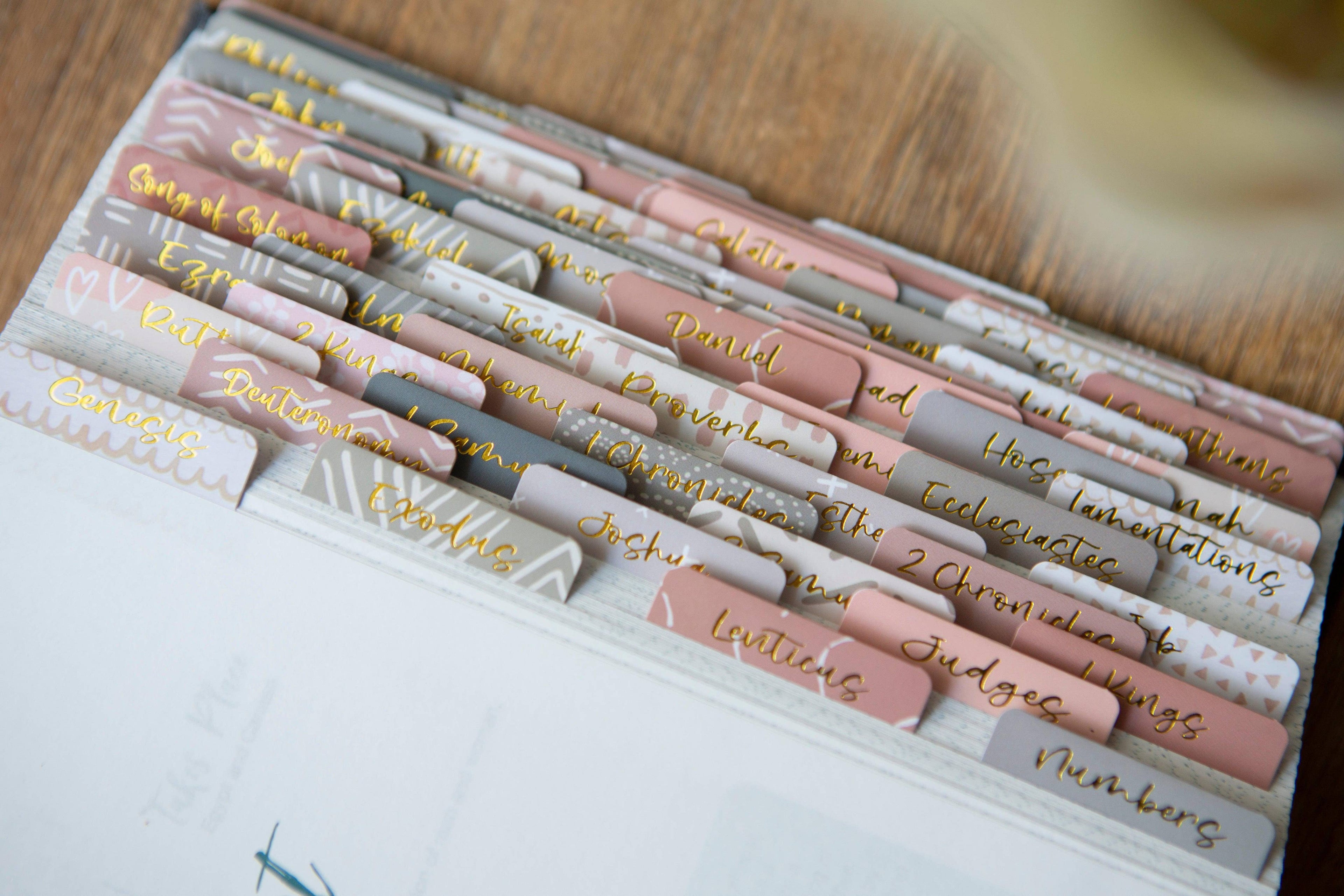 Chosen & Cherished - Bible Tabs | Neutral Bible Index Tabs