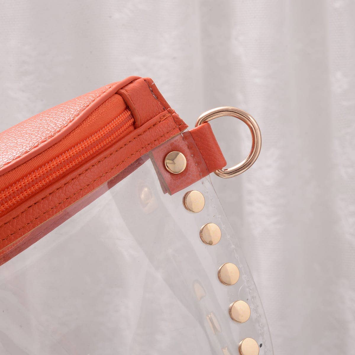 MiMi Wholesale - CB701 Lorna Clear Gameday Studded Crossbody Bag